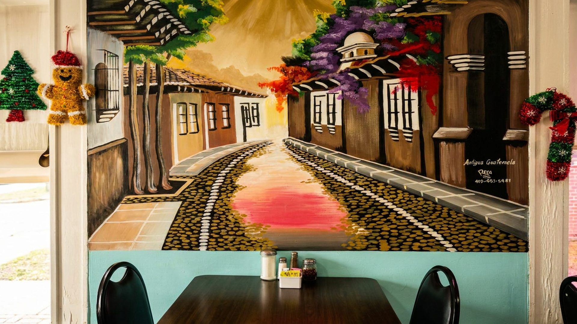 The walls tell the story