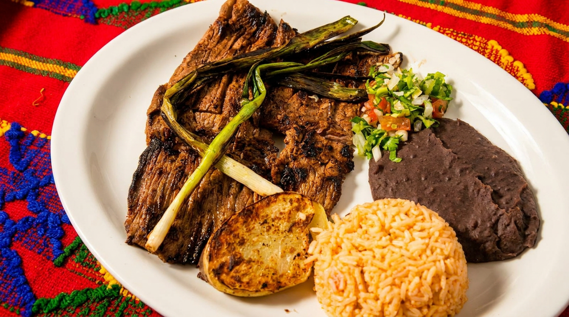 Tex-Mex and Central American plates