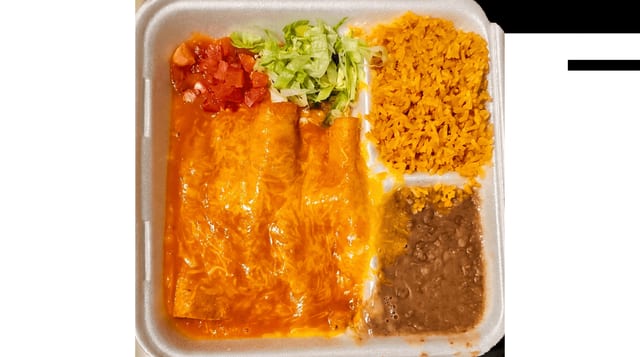 Enchilada Plate.